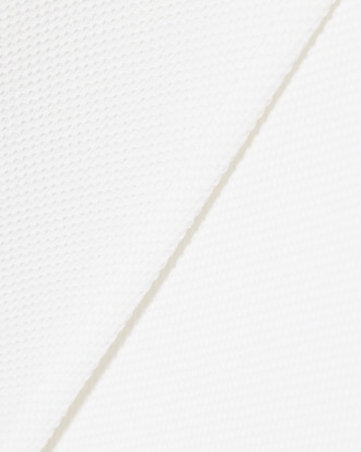Long Pleated Fluid Piqu&eacute; Dress