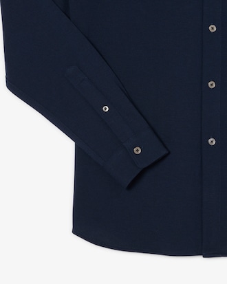 Slim Fit Cotton Piqué Shirt