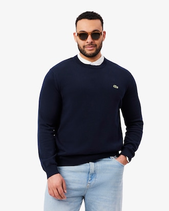 Su&eacute;ter Para Hombre De Algod&oacute;n Con Cuello Redondo