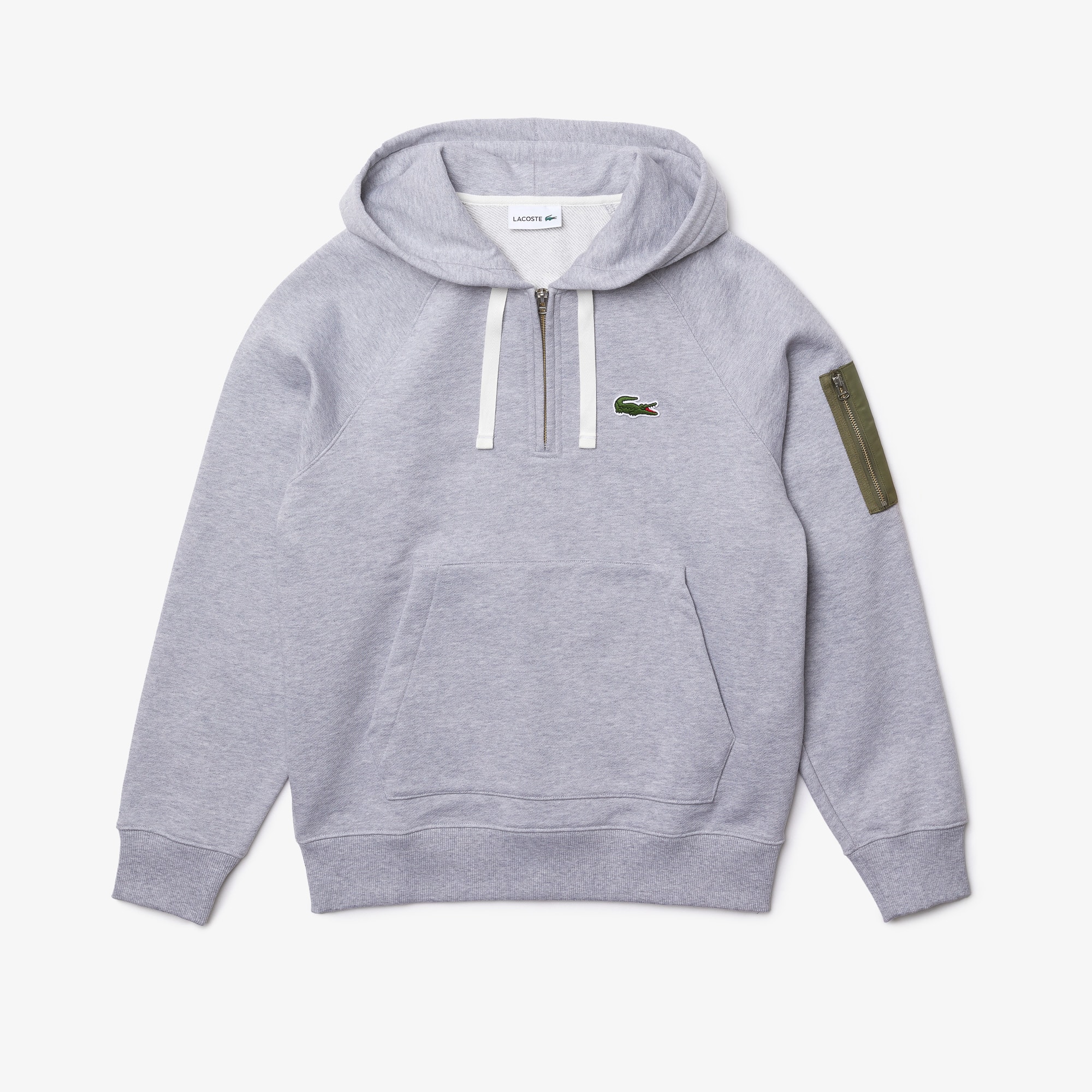 lacoste zipper sweater