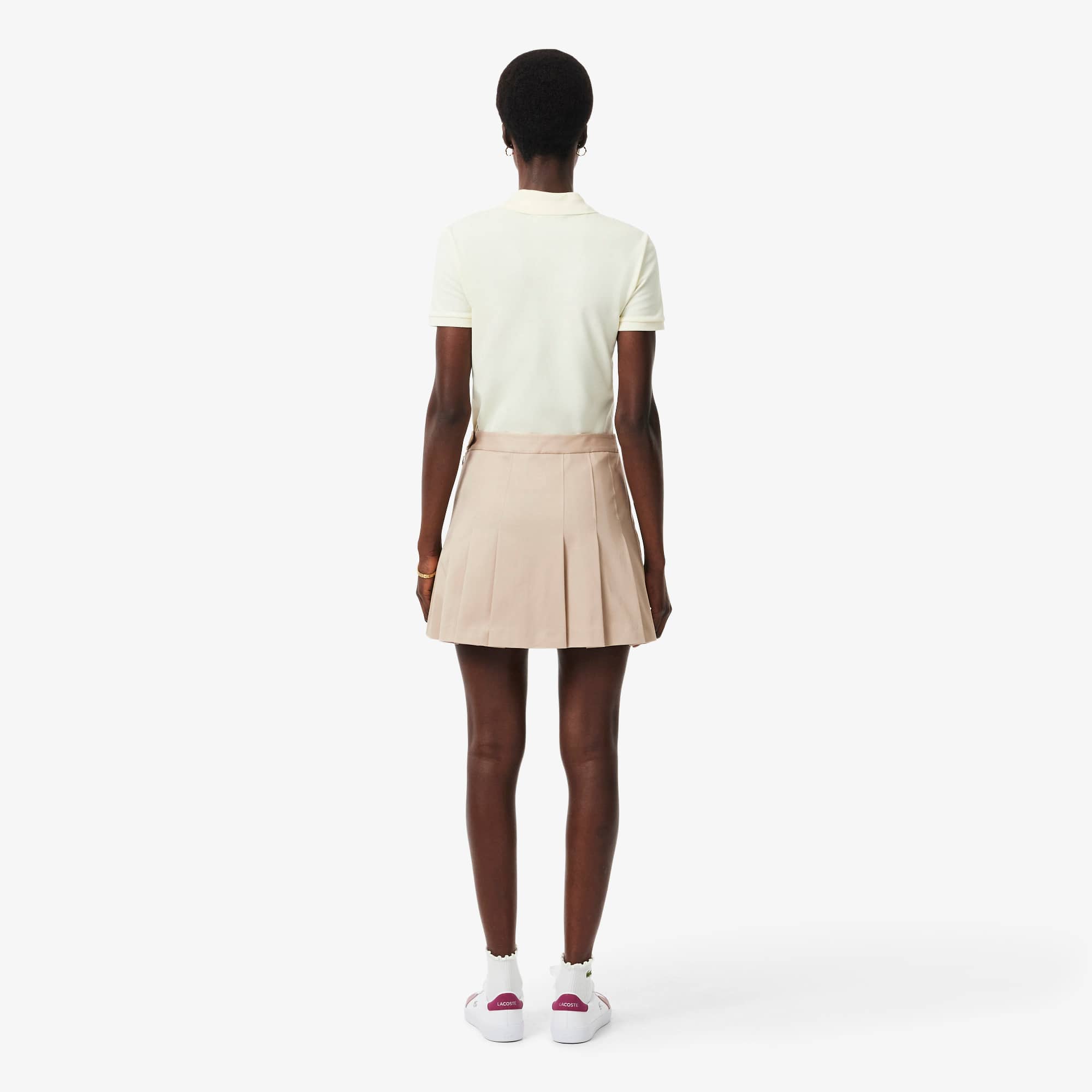 Women's Short Stretch Cotton Pleated Skirt - Shorts & Skirts - New