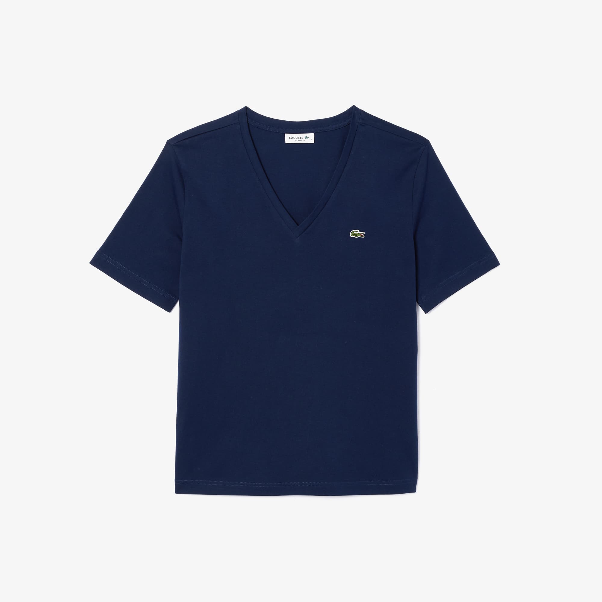 Women's Relaxed Fit Soft Cotton V-Neck T-Shirt