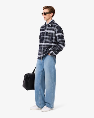 Men's Cotton Plaid Overshirt