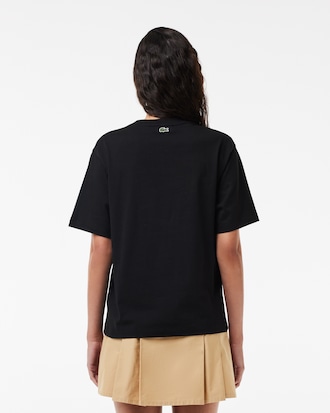 Women's Relaxed Fit Printed Cotton T-Shirt 