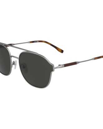 Navigator Metal Leather Punch Sunglasses