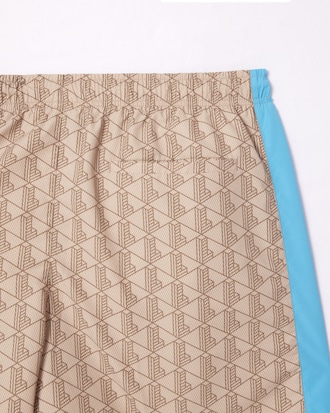 Men's Monogram Print Swim Trunks