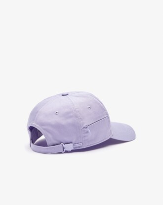 Gorra unisex Lacoste L! VE de algod&oacute;n con letras Lacoste
