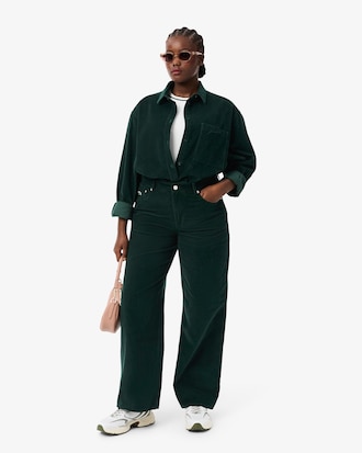 Pantalones De Pana De Corte Ancho
