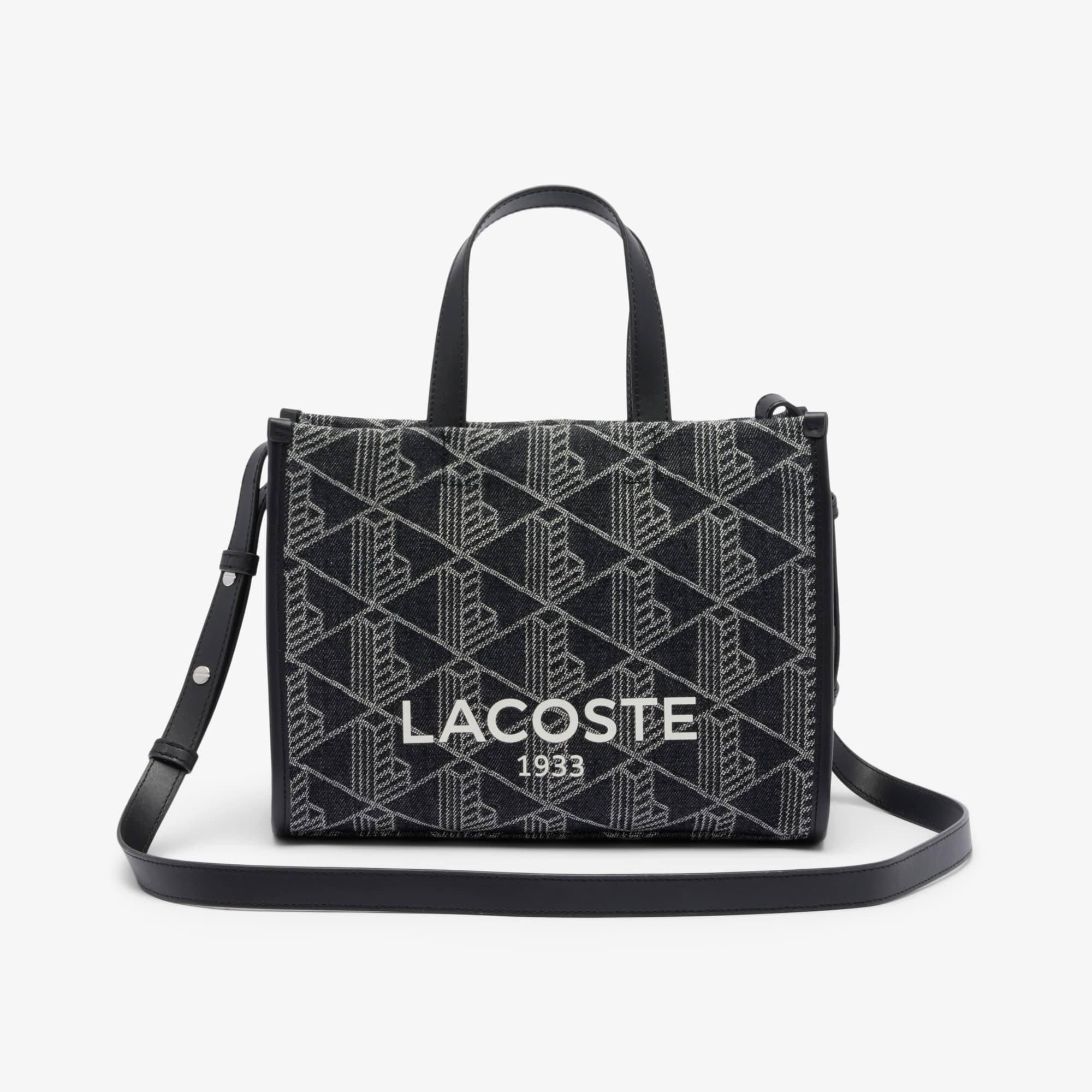 Lacoste Small Heritage Tote - One Size In Gray