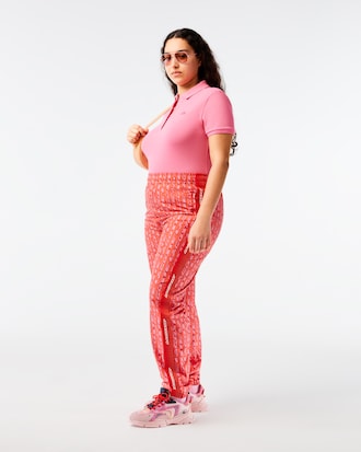 Women's L.12.D Slim Fit Stretch Mini Piqu&eacute; Polo