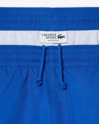 Short homme Lacoste Sport &agrave; empi&egrave;cements color-block