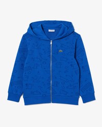 Kids' Printed Unbrushed Fleece Zip-Up Sweatshirt