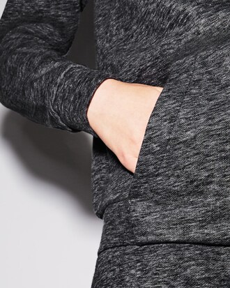 Sudadera Lacoste SPORT para Tennis con gorro y cierre exterior en felpa para mujer