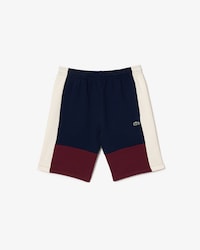 Men's Regular Fit Colorblock Fleece Shorts