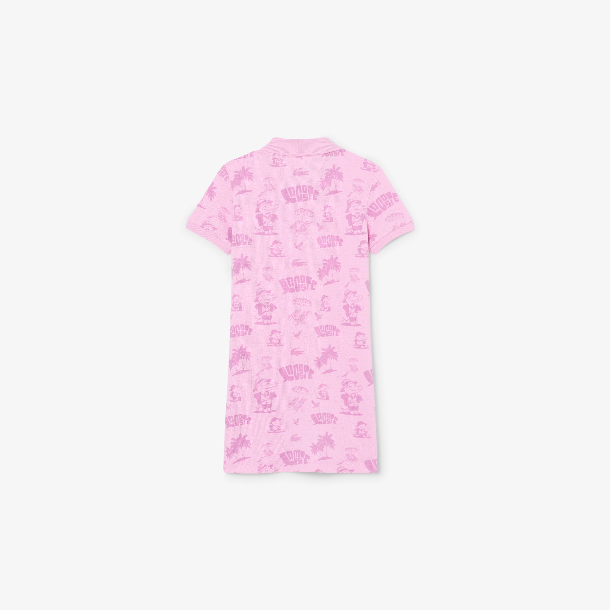 Print Piqué Polo Dress