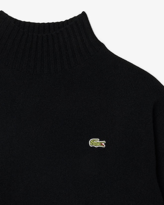 Women's 3D Knit Cashmere High-Neck Sweater