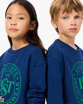 Kids' Printed Crew Neck Sweatshirt