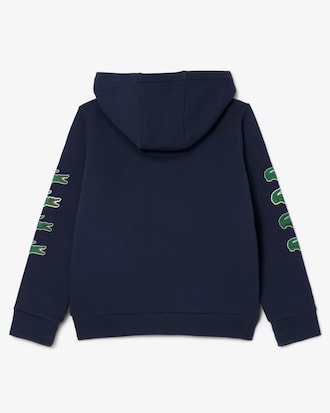 Kids' Printed Fleece Zip-Up Hoodie