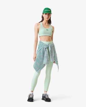 Women's Lacoste x Bandier Ribbed Sports Bra