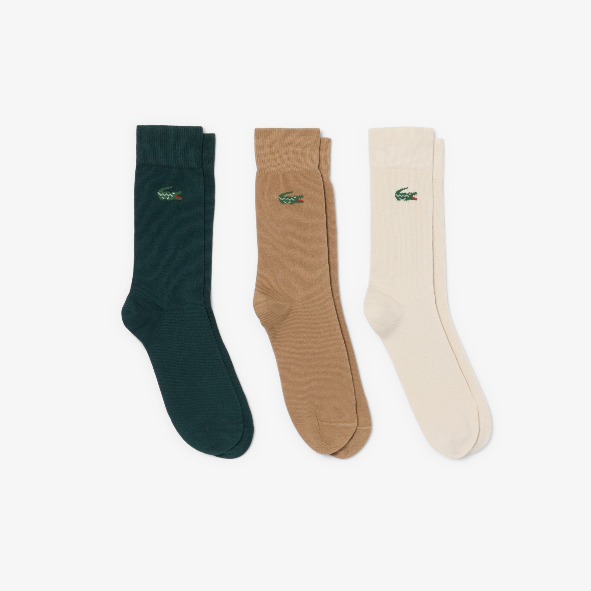 Lacoste 3-pack Socks - 6.5 - 8.5 In Multi