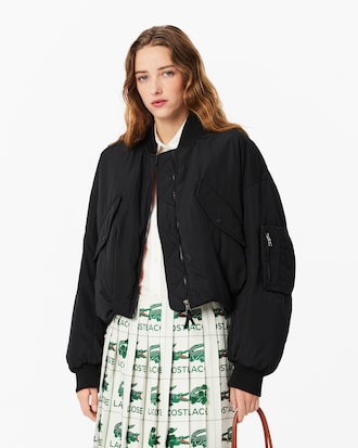 Women's Embroidery Collection Oversized Bomber