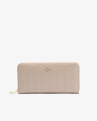 Cartera Maheki De Piel Repujada Con Cierre Para Mujer