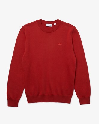 Su&eacute;ter de algod&oacute;n y cachemir con cuello redondo para hombre