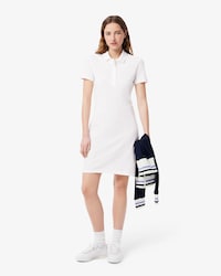 Women's Slim Fit Stretch Mini Piqué Polo Dress