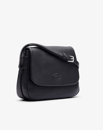 Women's City Court Grain Leather Flap Close Bag