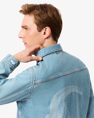 Men's Crocodile Denim Jacket