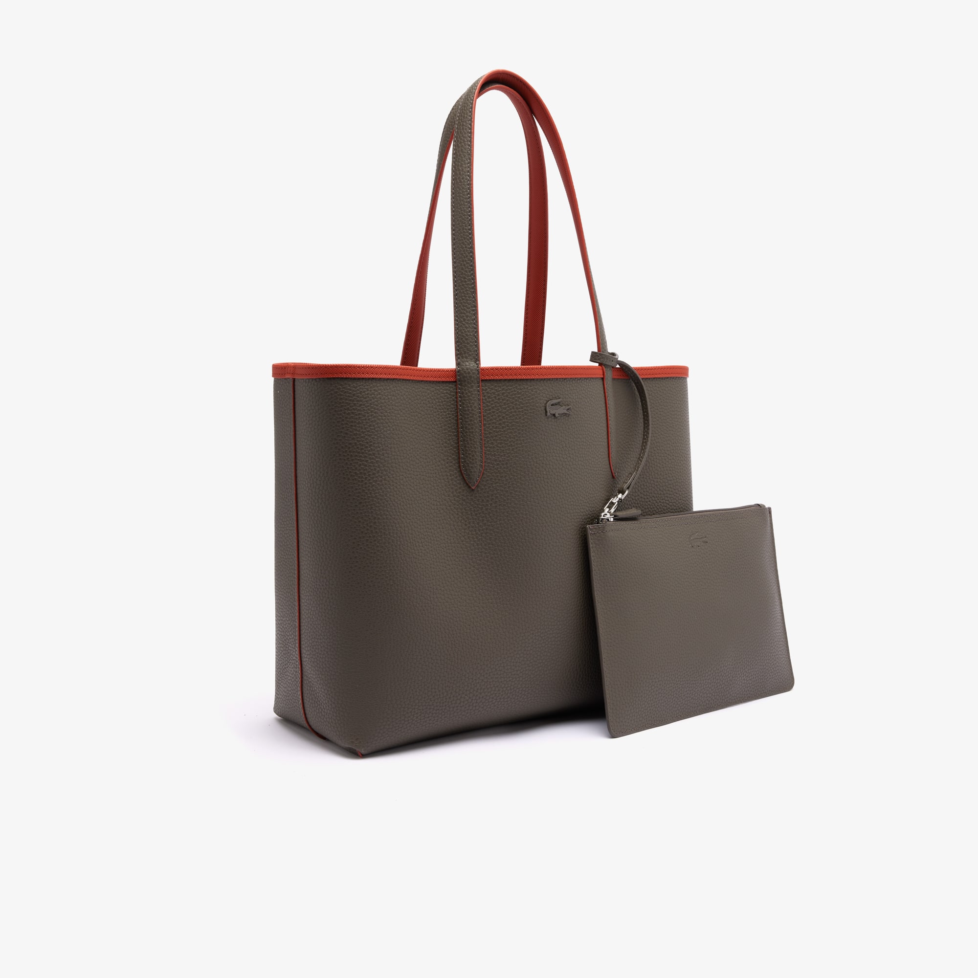 ★LACOSTE★ Women Anna Horizontal Large Shopper Bag NF2142A5 Women's Anna Reversible Tote & Pouch - Bags - New In 2025