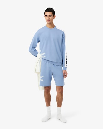 Men's Printed Fleece Lounge Sweatshirt