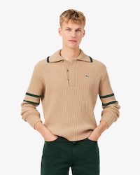 Pull col polo ray&eacute; R&eacute;&eacute;dition d'Archives