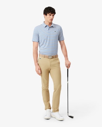 Regular Fit Ultra Dry Striped Golf Polo