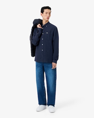 Men's Regular Fit Linen Shirt