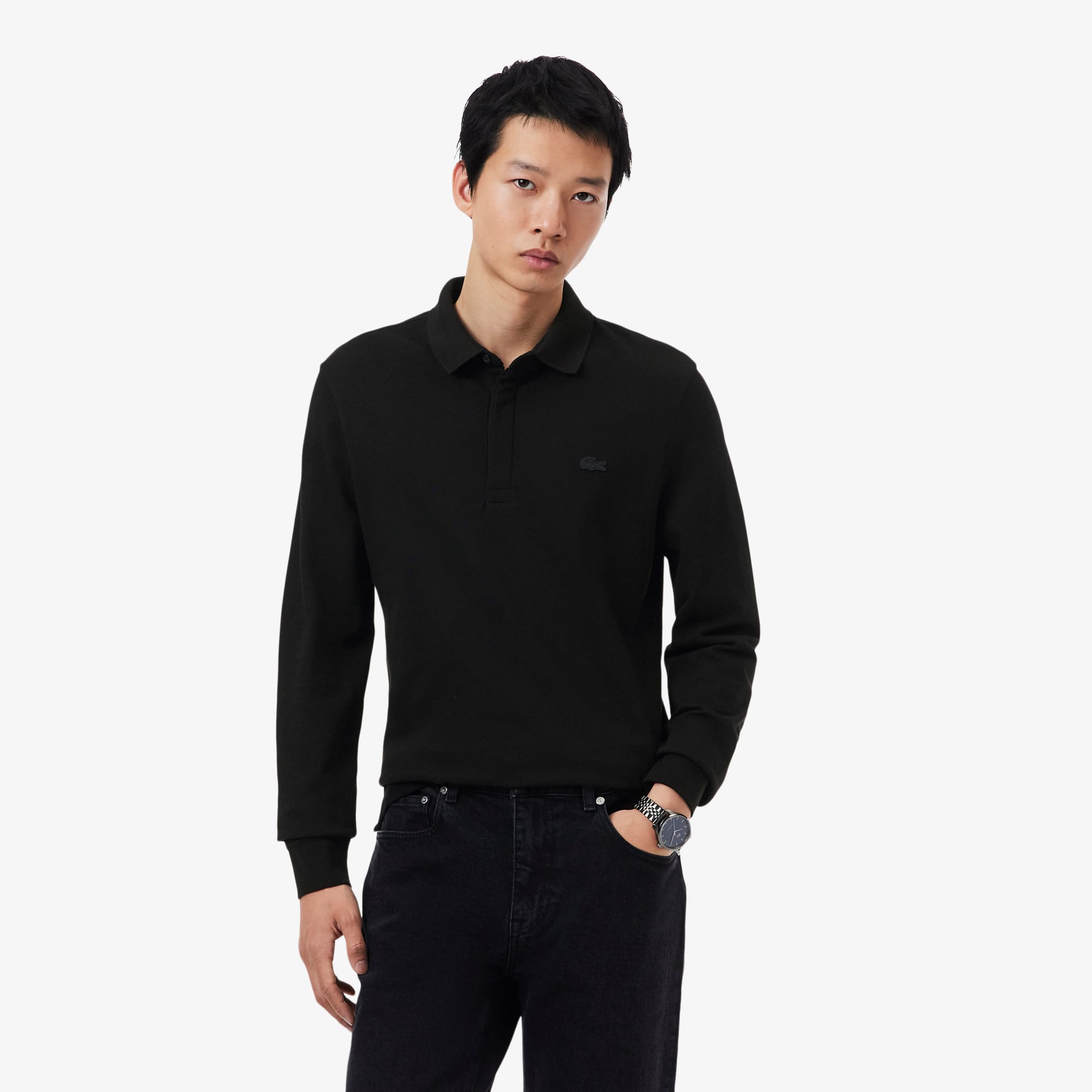 Men's Regular Fit Paris Stretch Piqué Polo - Polo Shirts - New In