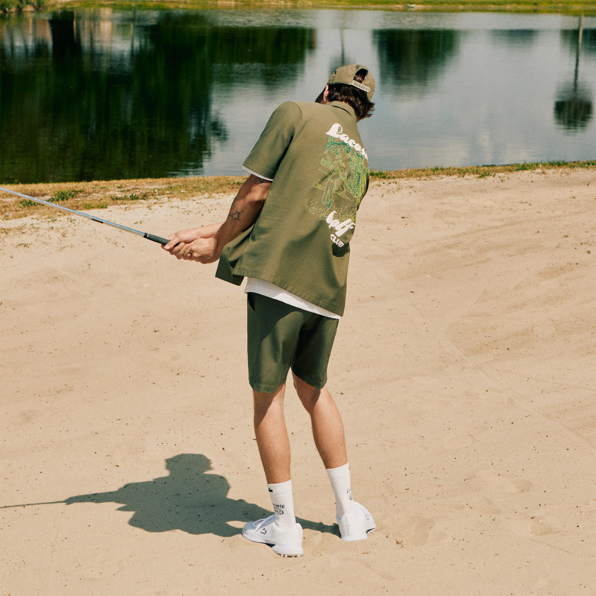 Men's Ultra Dry Printed Stretch Golf Shirt