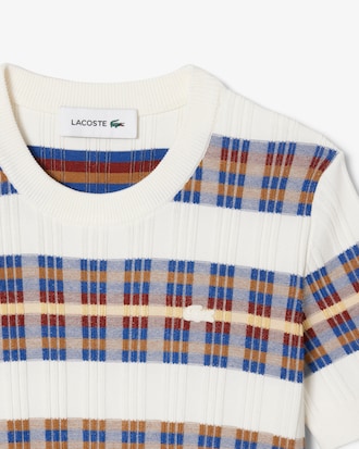 Women's Short Sleeve Rib Knit Sweater