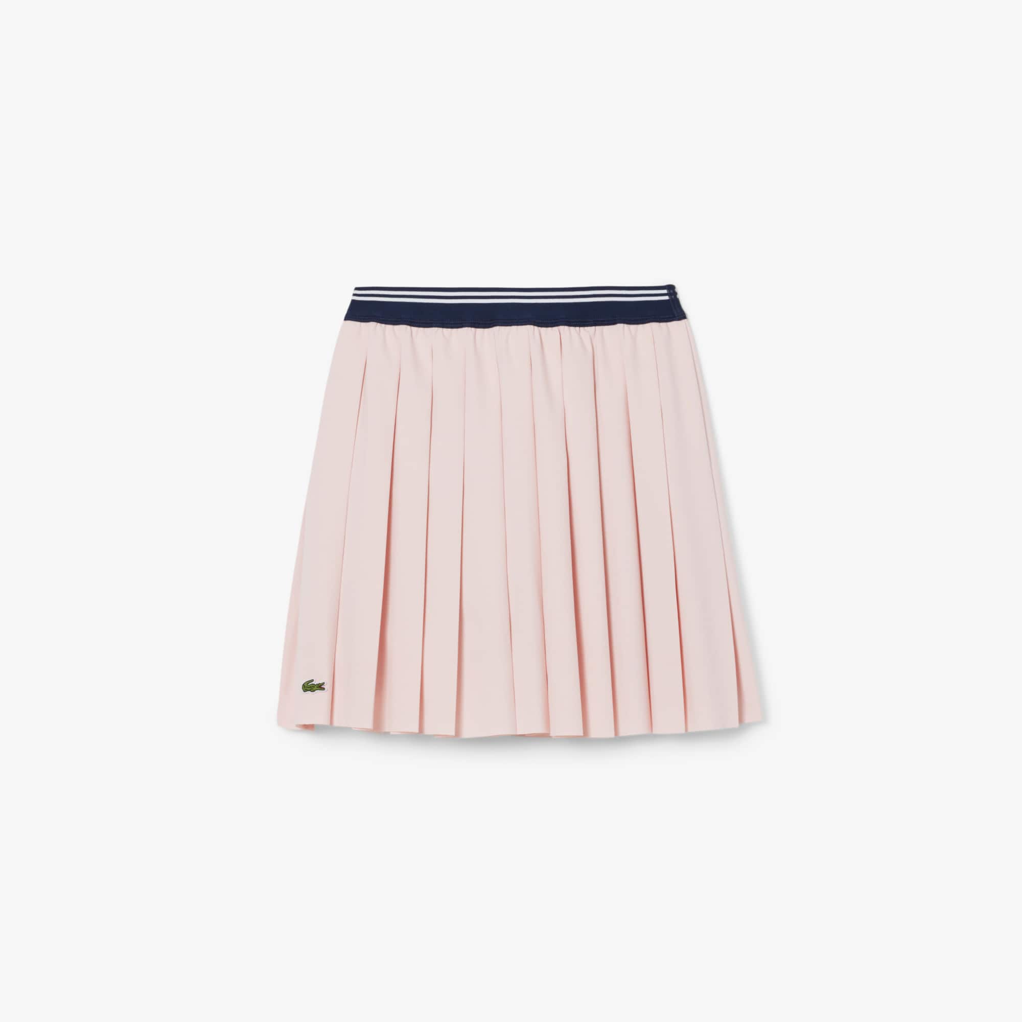 Lacoste Girls' Oxford Cotton Pleated Skirt - 14 Years In White