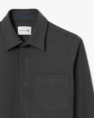 Men's Oversized Double Face Overshirt