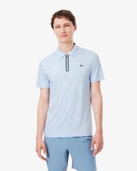 Polo de Tenis con Cocodrilo de Jacquard Ultra Dry
