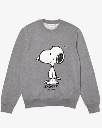 Unisex Lacoste x Peanuts Crew Neck Organic Cotton Sweatshirt