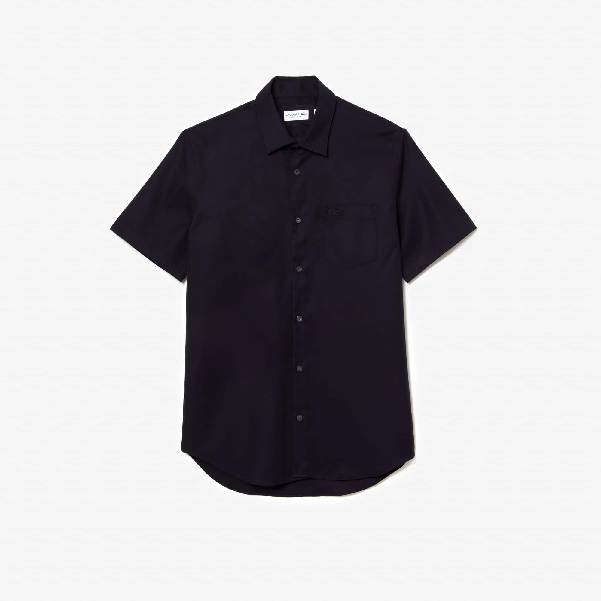 Men's Regular Fit Short Sleeve Cotton Shirt