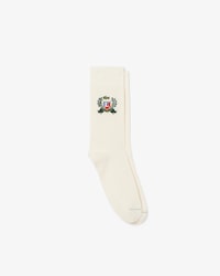 Calcetines unisex con detalles de escudo