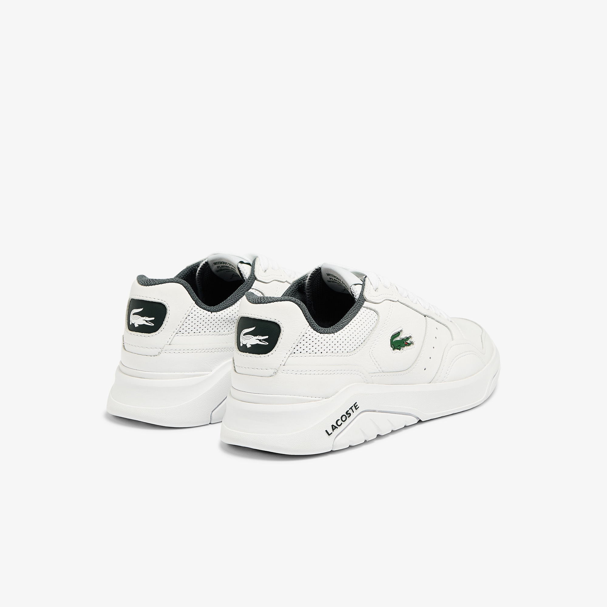 women's game advance luxe leather perforated sneakers