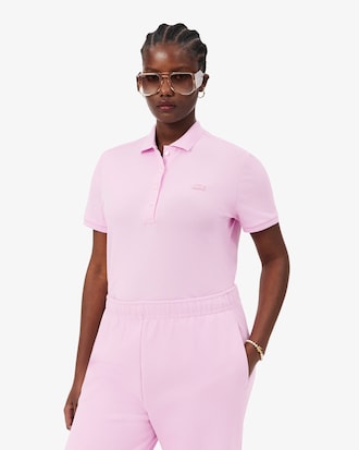 Women's L.12.D Slim Fit Stretch Mini Piqu&eacute; Polo