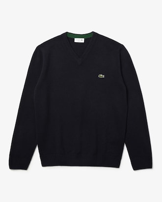 Men's V-Neck Wool Sweater