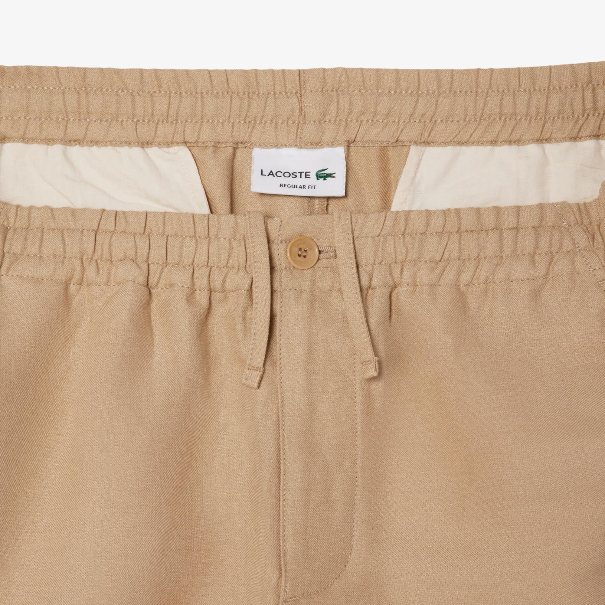 Men's Regular Fit Wool Blend Shorts