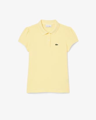 Kids' Scalloped Collar Mini Piqu&eacute; Polo