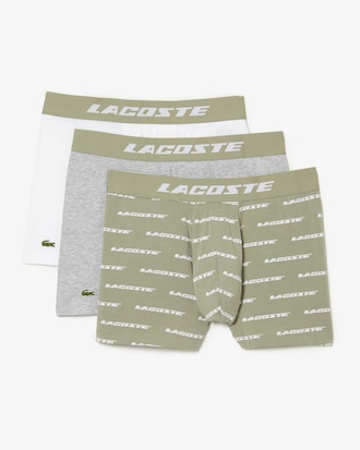 Men's Logo Print Jersey Boxer Briefs 3-Pack